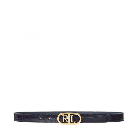 Cinturón Fino Reversible con Logotipo en Relieve  RALPH LAUREN