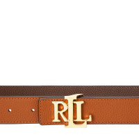 Cinturón Reversible de Piel Granulada con Logotipo  RALPH LAUREN