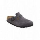 Calzado Zuecos BIRKENSTOCK Boston ante Velvet Grey