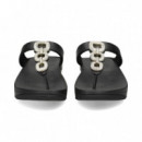 Esclava Cuadros Stras Negro  FITFLOP