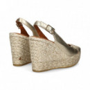 ABIERTO PUNTA Y TALON X METALIZADO BEIGE