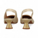 sin Talon Aplique Regilla Beige+crema  MISS ELASTIC