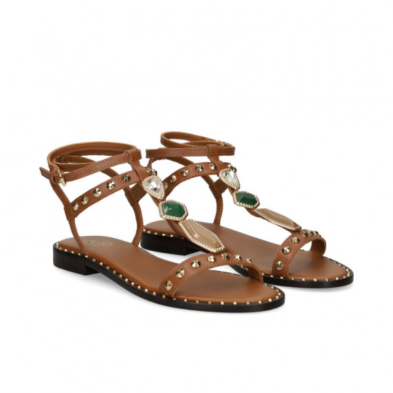 Gilda Bebe Piedras+tachas Cuero  ASH