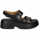 3 Hebillas Plataforma Florentic Negro  CAMPER