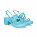 Sandalia Tiras Acolchadas Piel Cielo  CAMPER