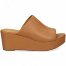 Pala Plataforma Piel Cuero  UNISA