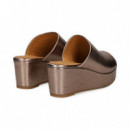 Pala Plataforma Metalizada Bronce  UNISA