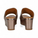 Pala Plataforma Metalizada Bronce  UNISA