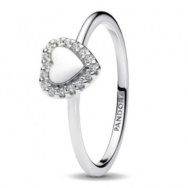 Anillo Halo y Corazón 193801C01
