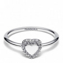 Anillo Halo y Corazón 193801C01  PANDORA
