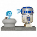 FUNKO Pop R2D2 con Holograma de la Princesa Leia Star Wars 766