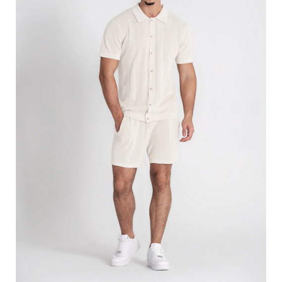 Set de Punto Gianni Kavanagh Blanco Breathe