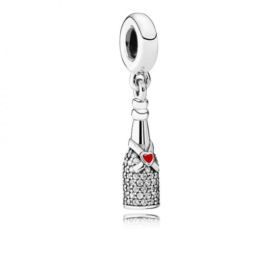 PANDORA Charm Colgante Botella de Vino 792152CZ
