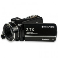 Videocámara Digital Agfa Photo Realimove CC2700, 2.7 K, 24 Mp, Pantalla Táctil de 3 Pulgadas, Zoom 18X,  AGFAPHOTO