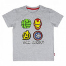Pijama Corto Single Jersey Avengers  DISNEY