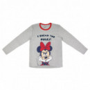 Pijama Largo Single Jersey Minnie  DISNEY