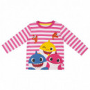 Camiseta Larga Single Jersey Baby Shark  DISNEY