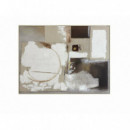 Cuadro Arpilleria Oleo 92X122  PÉREZ ÁVILA