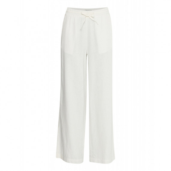 Pantalones Mujer Pantalones ICHI Linno Cloud Dancer