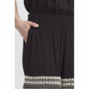 Pantalones Mujer Shorts ICHI Ragni Black