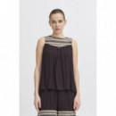 Camisas y Tops Top ICHI Ragni Black