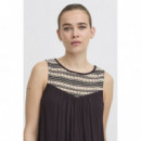 Camisas y Tops Top ICHI Ragni Black