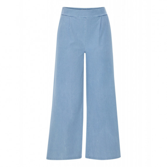Pantalones ICHI Kate Denim Light Blue