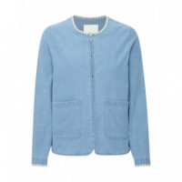 Chaquetas Mujer Chaqueta ICHI Kate Denim Light