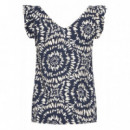 Camisas y Tops Top ICHI Aya Total Eclipse Ikat