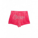 JUST JUICY Pantalones Mujer Pantalón Corto Just Juciy de Chándal Tina Hot Pink