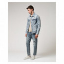 Vaqueros Hombre Pantalón GIANNI LUPO Vaquero Grant Carrot Fit con Rotos