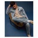 Vaqueros Hombre Pantalón GIANNI LUPO Vaquero Grant Carrot Fit con Rotos