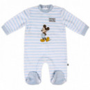 Pelele Velour Cotton Mickey  DISNEY