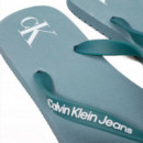 Chanclas Beach con Monologo  CALVIN KLEIN