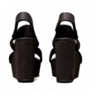 Sandalias de Cuña de Lona con Plataforma  CALVIN KLEIN