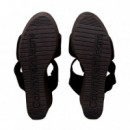 Sandalias de Cuña de Lona con Plataforma  CALVIN KLEIN