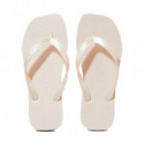 Chanclas Metálicas con Puntera Cuadrada  CALVIN KLEIN