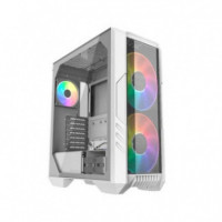 COOLER MASTER Haf 500 Blanca Crist TEMP/2X20 Argb FRONT/1X12 Tra ARGB/1XFAN Gpu