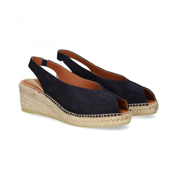 ABIERTO PUNTA Y TALON ANTE AZUL