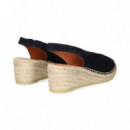 ABIERTO PUNTA Y TALON ANTE AZUL