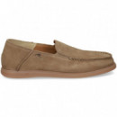 Mocasin ante Beige  FLUCHOS