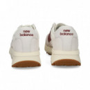 Deportivo Ante+malla Burdeos+blanco  NEW BALANCE