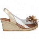 ABIERTO PUNTA Y TALON VINILO+PLATINO