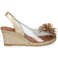 ABIERTO PUNTA Y TALON VINILO+PLATINO