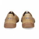 Deportivo Picado Piel Camel  FLUCHOS