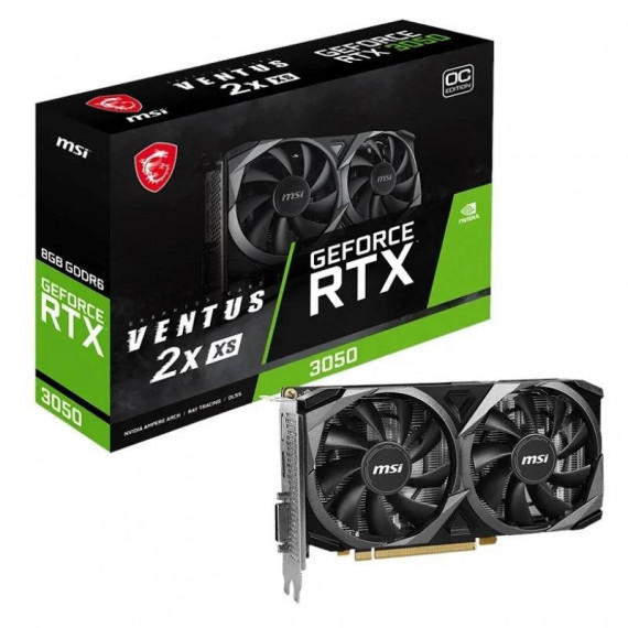 TARJETA DE VIDEO MSI RTX3050 VENTUS 2X XS OC 8GB D