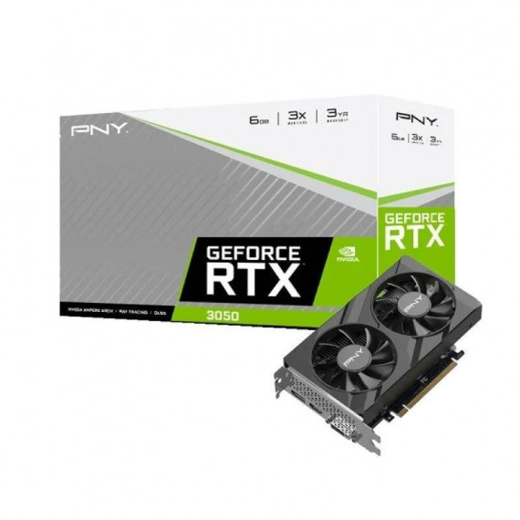 TARJETA DE VIDEO PNY NVIDIA RTX3050 6GB VERTO DUAL