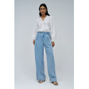 SALSA JEANS Pantalones Mujer Pantalones Salsa Chinos Lightdenim con Pierna Wide