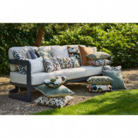 Cojín Decorativo Chiapa Gris (50X50 Cm)- Estampado con Colores Neutros- Hartman®  HARTMAN OUTDOOR FURNITURE