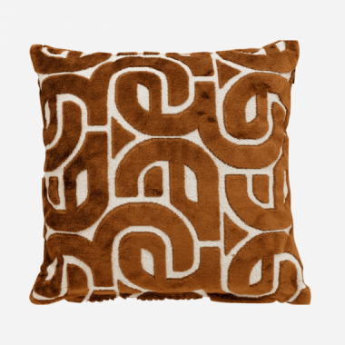 Cojín Decorativo Itzá Café (50X50 Cm)- Estampado con Colores Neutros- Hartman®  HARTMAN OUTDOOR FURNITURE